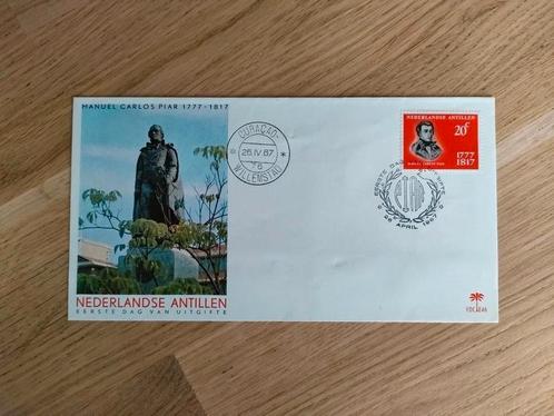 Nederlandse Antillen eerste dag envelop E46 1967, Postzegels en Munten, Postzegels | Nederlandse Antillen en Aruba, Gestempeld