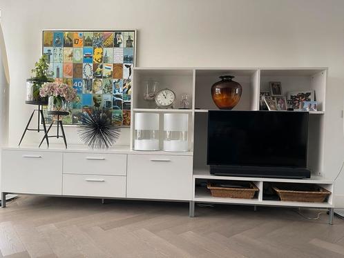Pastoe wand-, TV-meubel wit, Huis en Inrichting, Kasten | Wandmeubels, Zo goed als nieuw, 100 tot 150 cm, 200 tot 250 cm, 50 tot 75 cm