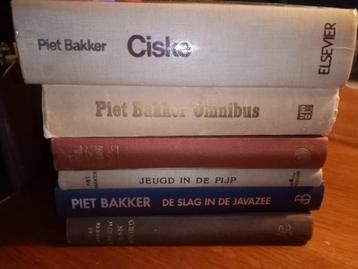 Piet Bakker boeken (10 titels in 6 boeken)