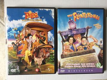 Dvd's Pipo en de Parelridder + The Flintstones