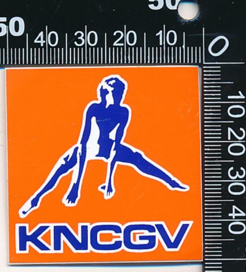 Sticker: KNCGV (1), Verzamelen, Stickers, Sport, Ophalen of Verzenden
