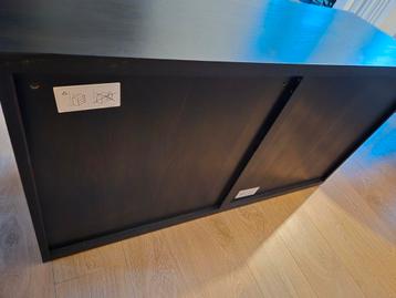 Zwarte Ikea Besta kast, 120 breed bij 64 hoog - afbeelding 4 Zwarte Ikea Besta kast, 120 breed bij 64 hoog - afbeelding 4