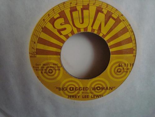 Jerry Lee Lewis  Big Legged Woman repro, Cd's en Dvd's, Vinyl Singles, Zo goed als nieuw, Single, Pop, 7 inch, Ophalen of Verzenden