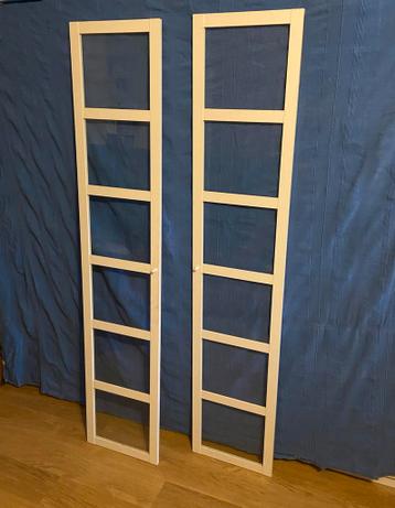 2 IKEA Billy Kiaby Deuren voor Boekenkast Wit Hout en Glas - afbeelding 4 2 IKEA Billy Kiaby Deuren voor Boekenkast Wit Hout en Glas - afbeelding 4