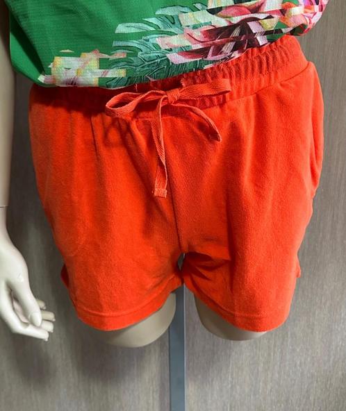 Nieuwe Ichi badstof short korte broek maat XS, Kleding | Dames, Broeken en Pantalons, Nieuw, Maat 34 (XS) of kleiner, Oranje, Kort
