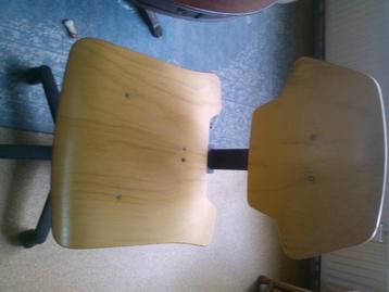 mooie houten bureau stoel in goede staat 