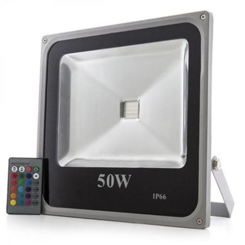 LED-Spot Schijnwerper 50W 4.300Lm IP65 Afstandsbediening RGB, Huis en Inrichting, Lampen | Spots, Nieuw, Led, Ophalen of Verzenden