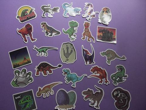Dino Stickers - 25 verschillende nieuwe exemplaren (d), Verzamelen, Stickers, Nieuw, Ophalen of Verzenden