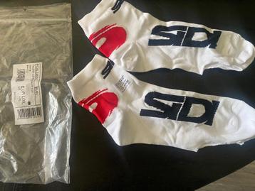 Sidi white overshoe socks nieuw maat 43/46