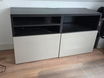 BESTA Televisie meubel zwartbruin - afbeelding 1 BESTA Televisie meubel zwartbruin - afbeelding 1
