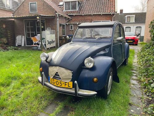 Citroen 2CV 0.6 1984 Blauw (gereviseerde motor), Auto's, Citroën, Particulier, 2CV, Benzine, Hatchback, Handgeschakeld, Origineel Nederlands