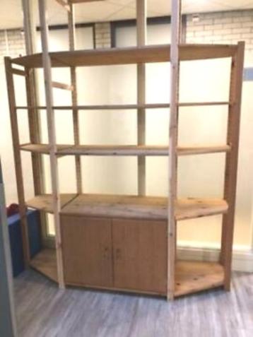 Ikea IVAR hoekplanken en grenen inzetkast zonder deurtjes 50 - afbeelding 4 Ikea IVAR hoekplanken en grenen inzetkast zonder deurtjes 50 - afbeelding 4