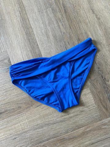 Heel goed: blauw Seafolly bikini broekje size 8 34 36 XS S 
