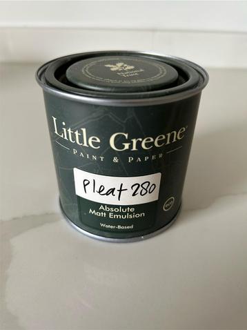 Nieuw: Little Greene matte muurverf; 250 ml; #280 Pleat