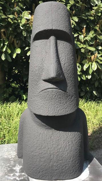 ‼️XL Moai 120 cm Paaseiland Tiki hoofd Rapanui Bali ‼️