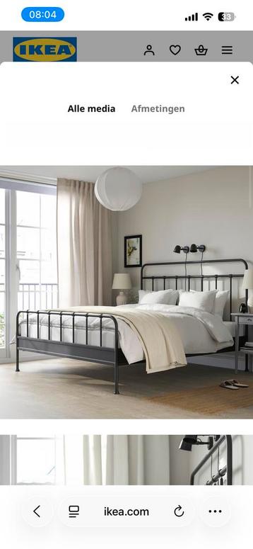 STJÄRNÖ Bedframe 180x200 cm - Zo goed als nieuw! - afbeelding 1 STJÄRNÖ Bedframe 180x200 cm - Zo goed als nieuw! - afbeelding 1