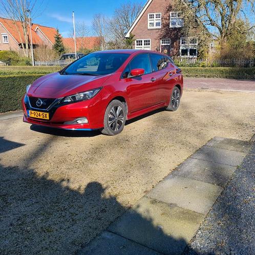 Nissan Leaf Electric e+ 62kWh 2019 Rood, Auto's, Nissan, Particulier, Leaf, 360° camera, ABS, Achteruitrijcamera, Adaptive Cruise Control