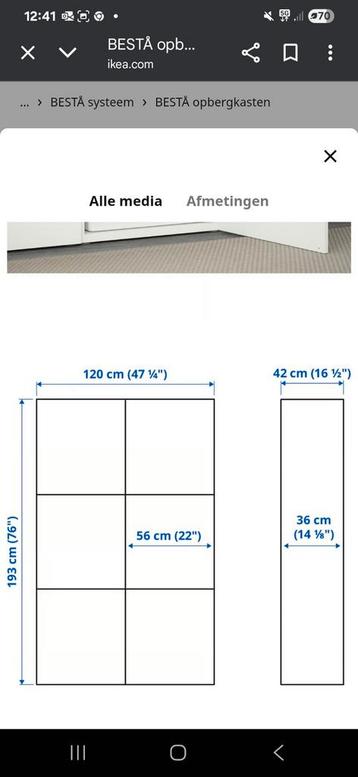 Ikea Besta Kast - Netjes! - afbeelding 3 Ikea Besta Kast - Netjes! - afbeelding 3