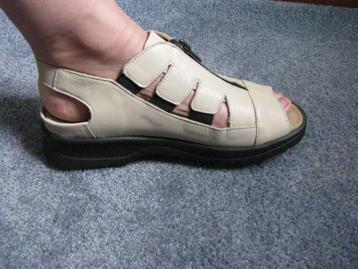 Nieuw leren dames zomerschoenen JJ Footwear - Maat 38