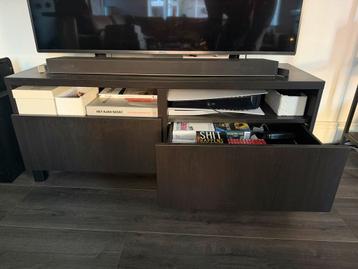 IKEA BESTÅ TV Meubel - Donkerbruin - afbeelding 1 IKEA BESTÅ TV Meubel - Donkerbruin - afbeelding 1