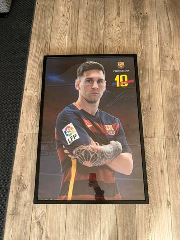 Originele Lionel Messi poster uit Barcelona. Afmeting 61x91 