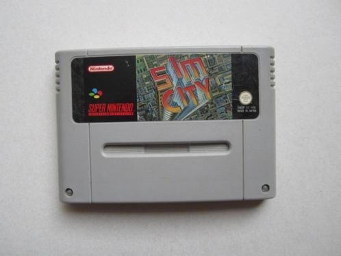 Sim City SNES Super Nintendo NES, Spelcomputers en Games, Games | Nintendo Super NES, Strategie en Constructie, 1 speler, Vanaf 7 jaar