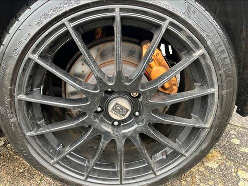 18 inch subaru impreza wrx sti velgen 5x114.3, Auto-onderdelen, Banden en Velgen, Velg(en), Zomerbanden, 18 inch, 235 mm, Ophalen of Verzenden