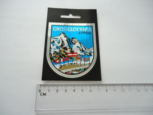 sticker GROSSGLOCKNER glans schild oostenrijk ski bergsport, Verzamelen, Stickers, Zo goed als nieuw, Overige typen, Verzenden