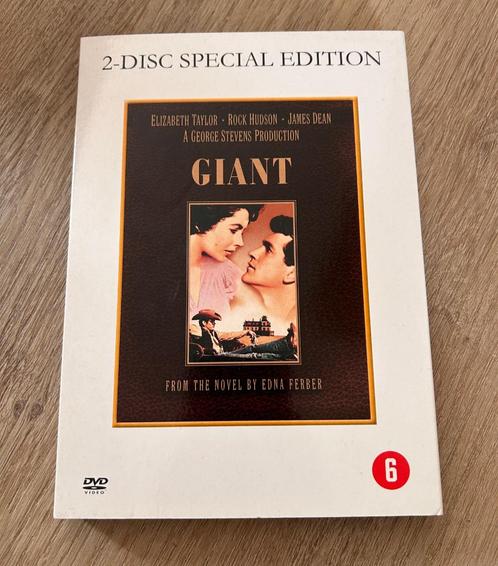 2-DVD Giant James Dean Elizabeth Taylor Rock Hudson, Cd's en Dvd's, Dvd's | Klassiekers, Zo goed als nieuw, Drama, 1960 tot 1980