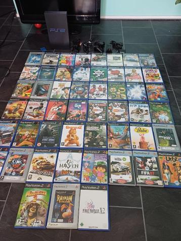 Playstation 2 + 51 spellen +eye toy