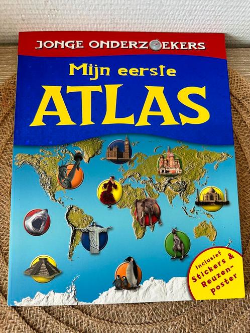 Brian Williams - Mijn eerste Atlas, Boeken, Kinderboeken | Jeugd | onder 10 jaar, Zo goed als nieuw, Ophalen of Verzenden