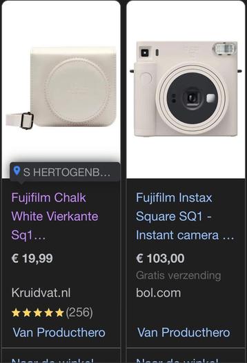 Nieuwe Fujifilm Polaroid Instax square camera