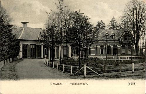 Emmen Postkantoor, Verzamelen, Ansichtkaarten | Nederland, Ongelopen, Drenthe, Voor 1920, Ophalen