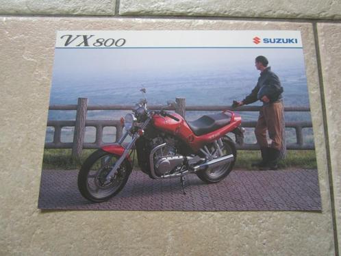 Suzuki VX 800 brochure folder 1992, Motoren, Handleidingen en Instructieboekjes, Suzuki, Ophalen of Verzenden