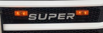 S-U-P-E-R logo’s van Plexiglass 10 of 12 mm dik