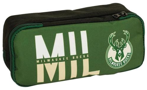 Nba Etui Milwaukee Bucks 6 X 23 X 10 Cm Groen/zwart, Diversen, Schrijfwaren, Nieuw, Verzenden