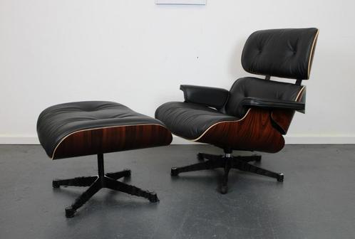 Vitra Eames Lounge Chair met Ottoman, Palissander, maat XL,, Huis en Inrichting, Fauteuils, Nieuw, Ophalen