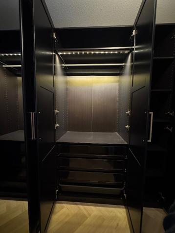 Ikea Pax Kledingkast zwart - afbeelding 5 Ikea Pax Kledingkast zwart - afbeelding 5