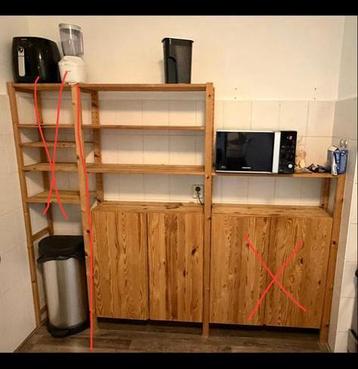 IKEA Ivar kast (onderdelen zonder rood kruis) - afbeelding 1 IKEA Ivar kast (onderdelen zonder rood kruis) - afbeelding 1