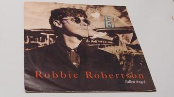 single 1987 ROBBIE ROBERTSON fallen angel /hell's half acre