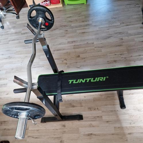 Tunturi WB20 halter fitness trainingbank opklapbaar, Sport en Fitness, Fitnessapparatuur, Zo goed als nieuw, Ophalen