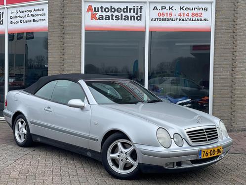 Mercedes-Benz CLK-klasse Cabrio 320 Elegance - Leer - Automa, Auto's, Mercedes-Benz, Bedrijf, Te koop, CLK, ABS, Airbags, Airconditioning