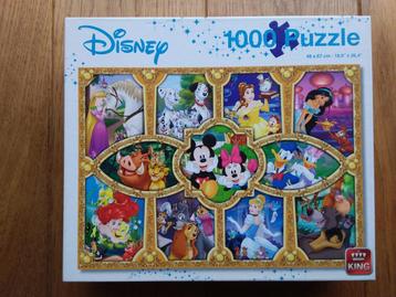 King puzzel Disney, 1000 stukjes, compleet en als nieuw