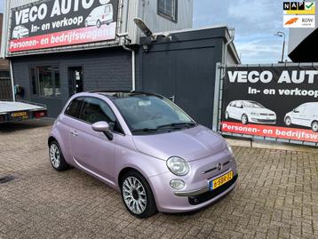 Fiat 500 0.9 TwinAir Lounge Uniek Roze Edition Panorama airc