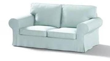 Lichtblauwe 2 zitsbank IKEA EKTORP - afbeelding 1 Lichtblauwe 2 zitsbank IKEA EKTORP - afbeelding 1