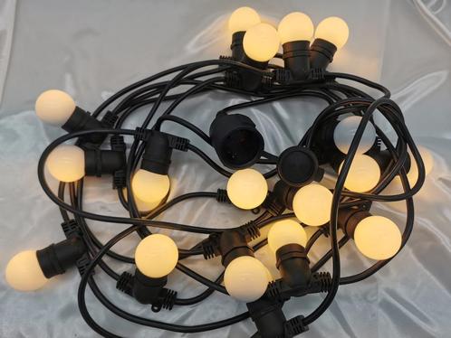 LED lamp E27 warm wit 1.2w Bol, Ø45mm Matte voor prikkabel, Tuin en Terras, Buitenverlichting, Nieuw, Overige typen, Kunststof