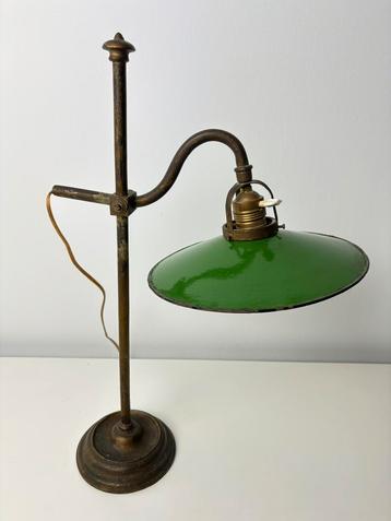 Prachtig industrieel bureaulamp jaren 40