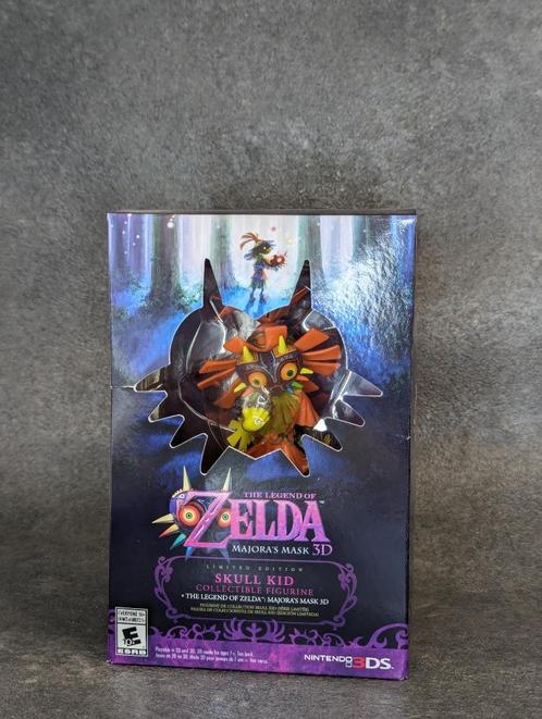 The Legend of Zelda: Majora's Mask 3D Game + Figurine (USA), Spelcomputers en Games, Games | Nintendo 2DS en 3DS, Zo goed als nieuw