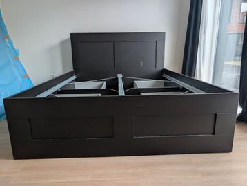 Ikea Brimnes Bed 160x200 - Zo goed als nieuw - afbeelding 6 Ikea Brimnes Bed 160x200 - Zo goed als nieuw - afbeelding 6