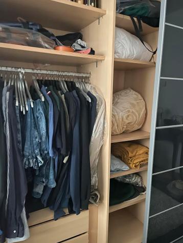 Ruime kledingkast - 280x220x68 cm zelf demonteren - afbeelding 1 Ruime kledingkast - 280x220x68 cm zelf demonteren - afbeelding 1